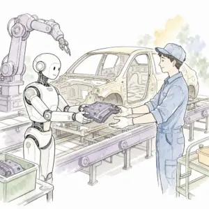 BMW 공장의 Figure 03, 자동차 제조가 휴머노이드를 쓰는 법