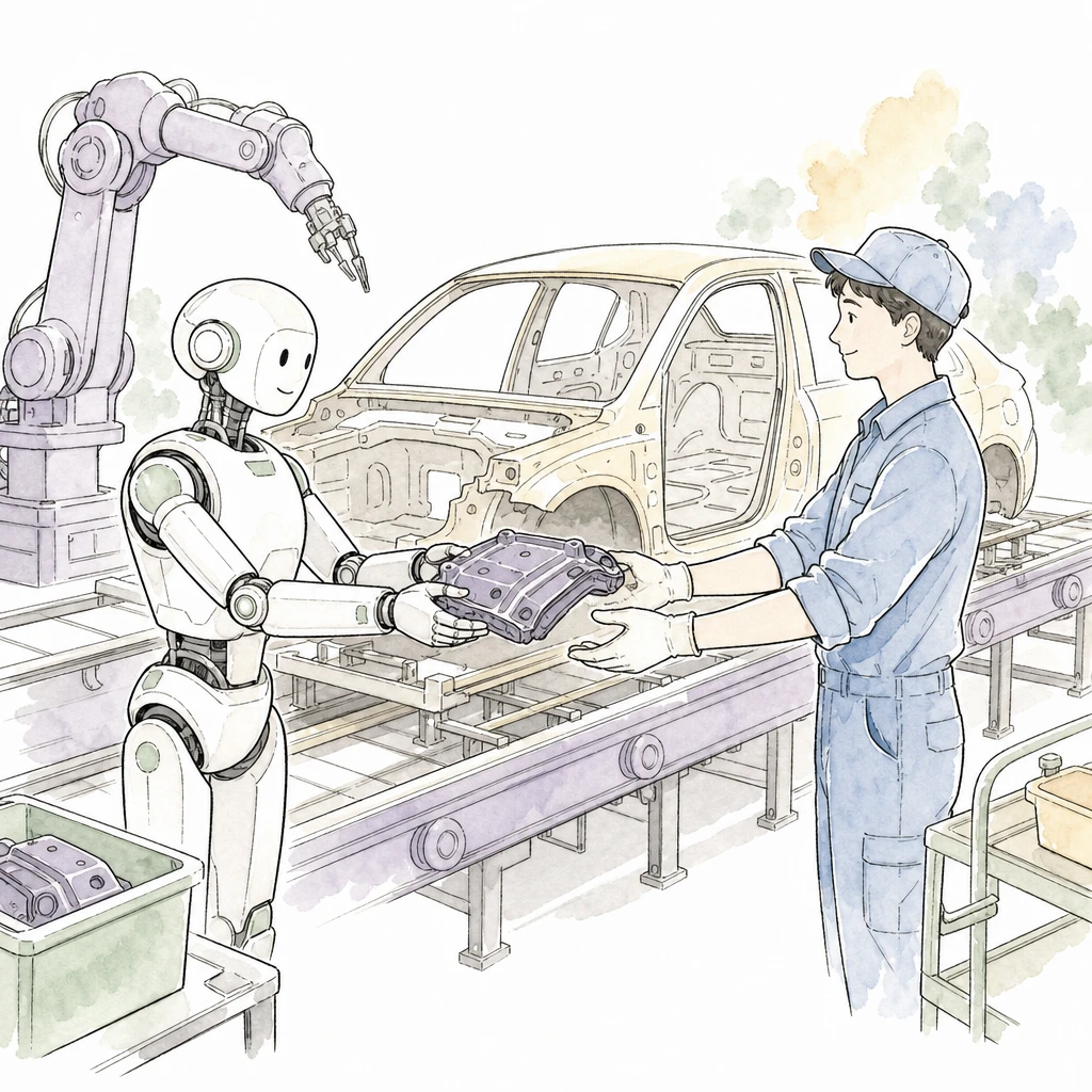 BMW 공장의 Figure 03, 자동차 제조가 휴머노이드를 쓰는 법